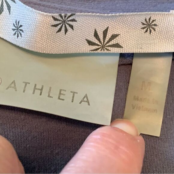 ATHLETA Open Front Cardigan Women’s Medium Purple Tunic Stretch. - Picture 7 of 12